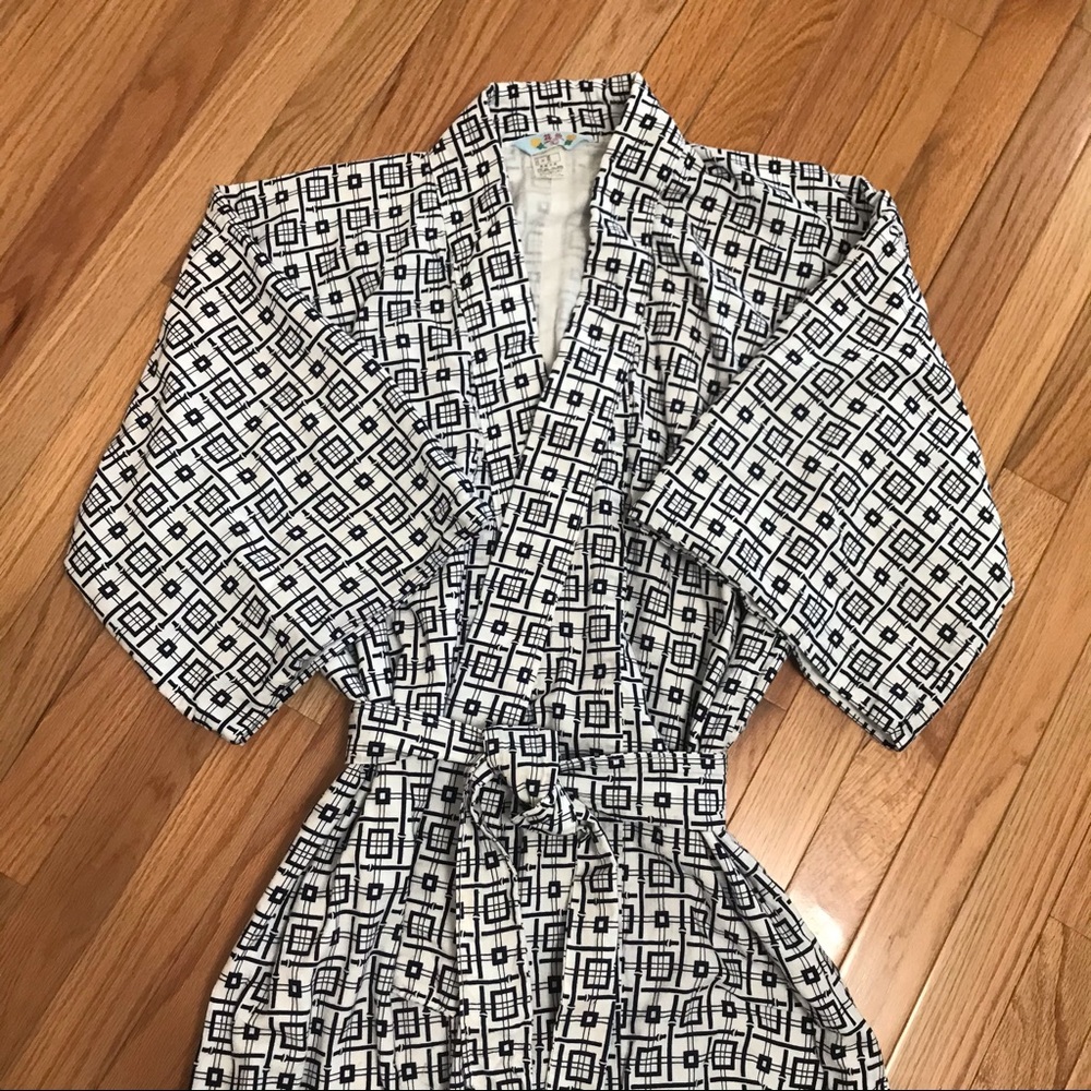 Hana Tsubomi Japanese Kimono Robe Woman’s Blue